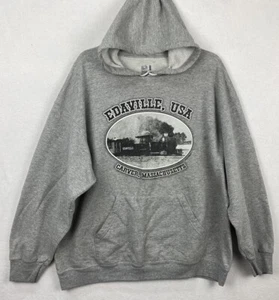 Sudadera con capucha Edaville EE. UU. Carver Massachusetts gris XL fruta del telar mejor - Imagen 1 de 11