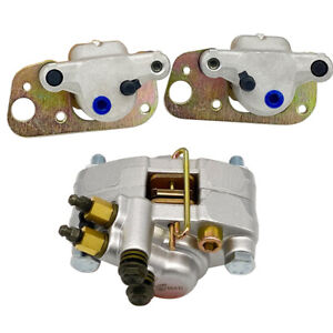 for Polaris Trail Blazer 250 1991-2000 Front Left and Right Brake Caliper W/Pads 