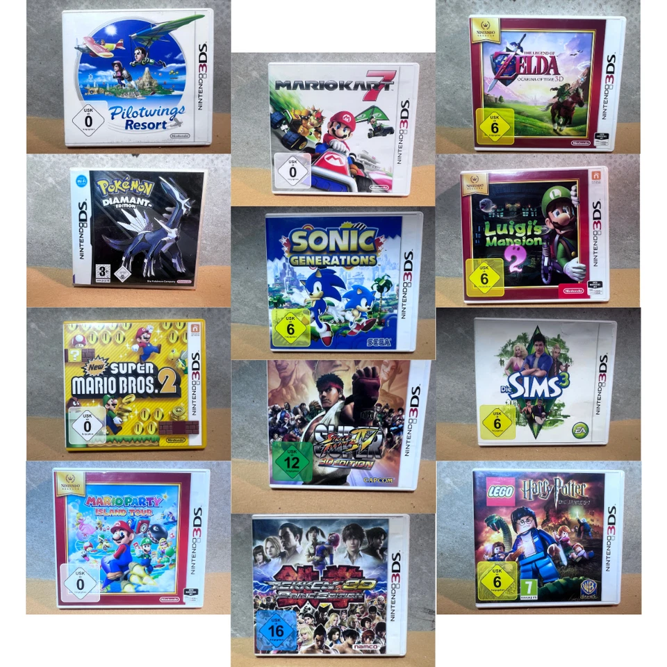 Nintendo DS und 3DS Spiele Pokemon, Zelda, Mario, Harry Potter, Nintendogs… - Bild 1 von 1