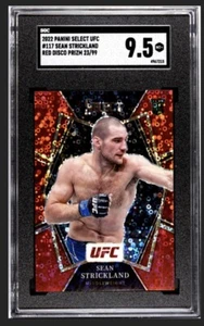 2022 Panini Select UFC Sean Strickland Red Disco /99 Rookie SGC 9.5 - Picture 1 of 2