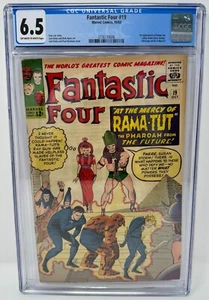 Fantastic Four #19 CGC 6.5 1963 1st app Rama-Tut Marvel Comics - Picture 1 of 3