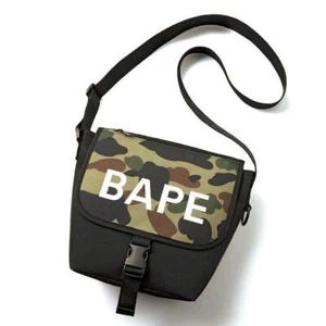 BAPE A Bathing Ape Camo Shoulder Bag Crossbody 2020 AW Magazine Free Gift New - Picture 1 of 6