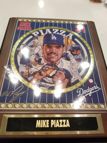 MIKE PIAZZA METS Limited Edition Sports Impressions Superstar Collectors Plaque Cover