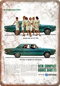 Dodge Dart Vintage Auto Anzeige Reproduktion Metallschild AA111 - Bild 1 von 2