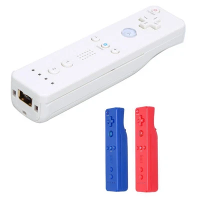 WII & WII U Remote Nunchuck Controller WITH SILICONE CASE for NINTENDO Wireless - Image 1 of 4