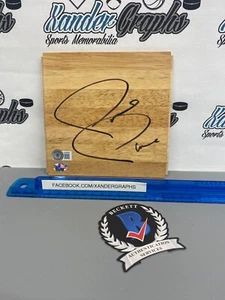 PAUL PIERCE SIGNED AUTOGRAPHED WOOD BASKETBALL FLOOR BOARD BECKETT BAS COA - Picture 1 of 6