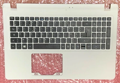 Tastiera AZERTY Francese Acer Aspire ES1-523 ES1-572 6B.GD2N2.015 Topcase Bianco - Immagine 1 di 3