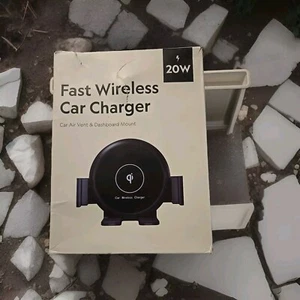 Wireless Car Charger Mount MAX 15W Fast Charger Wireless Car Charger Air Vent - Picture 1 of 4