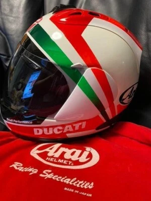 Arai casco completo RX-7 RR5 DUCATI CORSE tamaño L 59-60 cm #3514 - Imagen 1 de 4