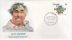 INUIT ESKIMOS,   1978  FDC16160 - Picture 1 of 1