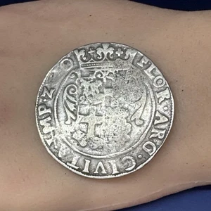 Países Bajos Zwolle Matthias I Florin dólar águila de plata tu grado - Imagen 1 de 2