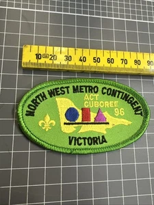 VINTAGE BOY SCOUTS PATCH CUBS RETRO BADEN POWELL ACT CUBOREE 1996 L - Picture 1 of 2