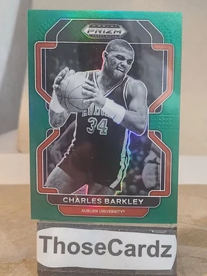 Prizm Draft Picks 2022 Green Prizm #7 Charles Barkley Foto 1 de 2