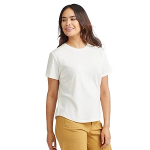Allbirds T-Shirt Womens S White Short Sleeve Tee Organic Cotton Minimalist NWT - Picture 1 of 6