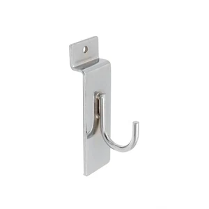 SSWBasics Chrome Display Hook for Slatwall - Pack of 50 - Slatwall Accessories - Picture 1 of 2