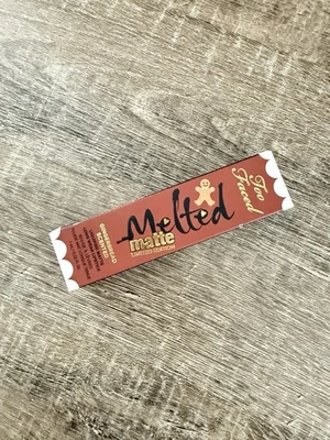 Lápiz labial líquido mate derretido TOO FACED GINGERBREAD MAN .23 OZ edición limitada Foto 1 de 4