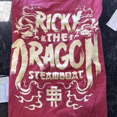 Camisa Pro Wrestling Crate Ricky The Dragon Steamboat 2XL WWE WWF Foto 1 de 2