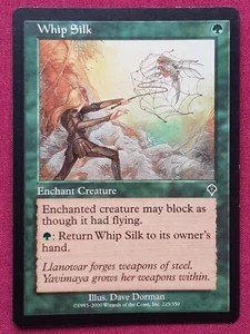 Magic The Gathering INVASION WHIP SILK green card MTG - Picture 1 of 2