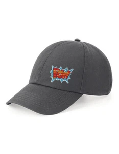 Strapback Basecap Dad Cap Low Profil POW Patch grau - Bild 1 von 3