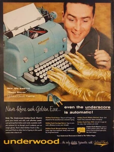 Máquina de escribir Underwood 1957 vintage, gold goves - Imagen 1 de 1