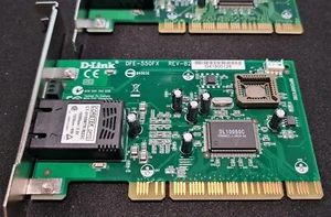 2 x PCI Bus 100Mbps Fast Ethernet adapter with Fibre Interface DFE-550FX - Picture 1 of 5