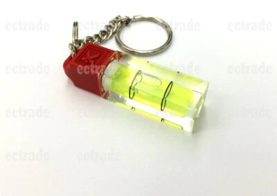 Kapro 40mm spirit level accurate solid acrylic vials magnetic base w/ Key Chain - Image 1 of 3