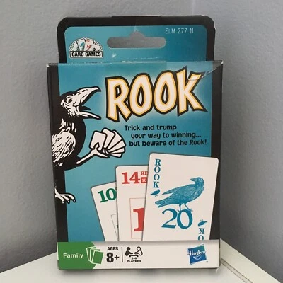 Juego de cartas Parker Brothers Hasbro "Rook" 2011 caja abierta pero las cartas están selladas Foto 1 de 4