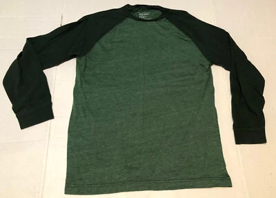 Pullover L/S OLD NAVY para niños - mangas raglán - verde, negro - talla L (10-12) Foto 1 de 3