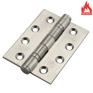 Bisagras de rodamiento de bolas de acero inoxidable Eclipse de 4 pulgadas - Bisagras de puerta a prueba de fuego - Imagen 1 de 1