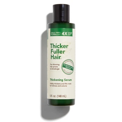 Thickening Serum - Thinning Hair Treatment - Hair Volumizer Serum with Natural I - Image 1 of 4