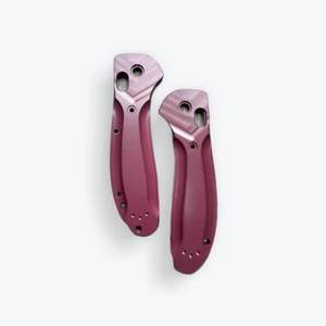 Brandy Red Anodized Smooth Billet Aluminum Full Size Griptilian Scales - Picture 1 of 6