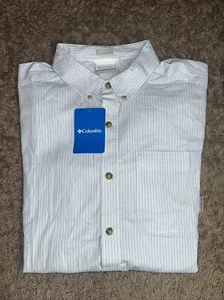 NEW Men's Columbia Rapid Rivers II Shorts Sleeve Button Up Shirt Size Medium - Picture 1 of 7