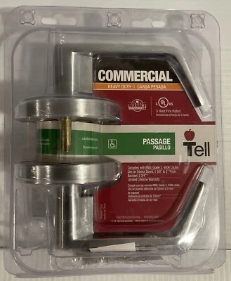 Palanca de paso Tell Manufacturing interior grado 2 de alta resistencia, cromo satinado Foto 1 de 4