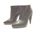 Jeffrey Campbell Loveland Cone Leather Booties Black Size 7.5M - #47