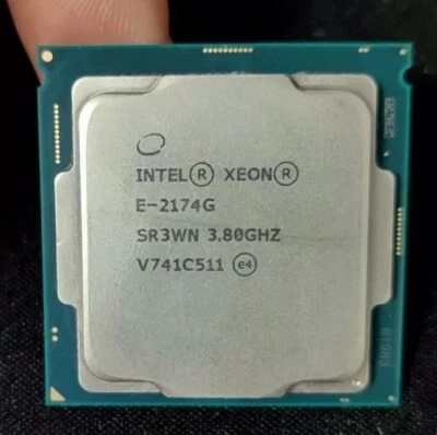 Intel Xeon E-2174G LGA-1151 Server CPU Processor 3.80 - 4.70 GHz 4-Core 8MB 71W - Image 1 of 2