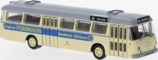 Brekina escala 1:87 Bussing Senator 12 D Frankfurt Possmann 1962 Foto 1 de 1