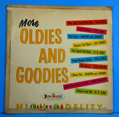 MORE OLDIES & GOODIES LP 1961 MONO ORIGINAL VARIOUS B.B. KING ETTA JAMES VG/VG!! - Image 1 of 4