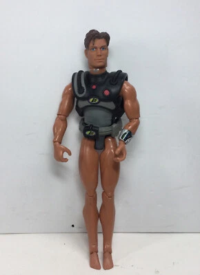 Figura de acción articulada masculina vintage 1998 Mattel Max Steel GI JOE muñeca de 12" Foto 1 de 4