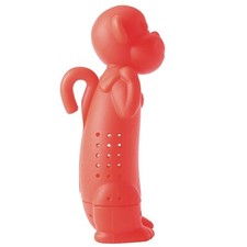 Infusore da tè scimmia rossa carina tazza di silicone foglie di tè infuso animale imbroglio