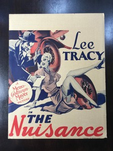 The Nuisance - Lee Tracy (1933) 14" x 18.25" US Window Card Movie Poster