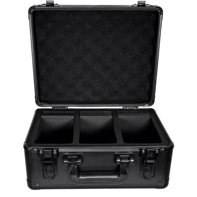 SEISMIC AUDIO 3 Row Trading Card Storage Case PSA Card Slab Box for 90+ Graded Sports Cards