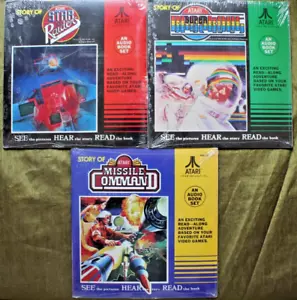 ATARI Star Raiders, Missile Command & Breakout 7" 45 Vinyl + Books RARE! SEALED! - Picture 1 of 1