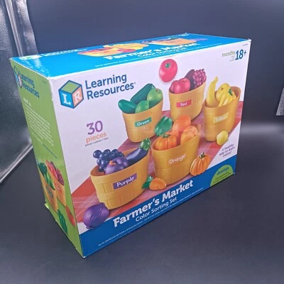 Juego de clasificación de colores Learning Resources Farmer’s Market - 30 piezas edad 18+ meses  Foto 1 de 4