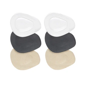 3 pares de almohadillas de gel para antepié medias plantillas plantillas para zapatos tacones altos anti amortiguación - Imagen 1 de 12