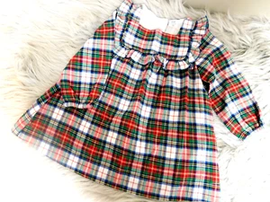 NWT Baby Gap Ivory Frost Flannel Dress and  Bottoms Size 12-18 Months - Picture 1 of 5