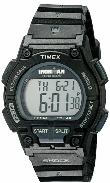 Timex T5k196 Ironman Triathlon 200m 30 Lap Watch