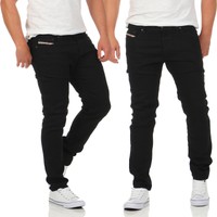 Men's Stretch Slim Carrot Skinny Jeans 