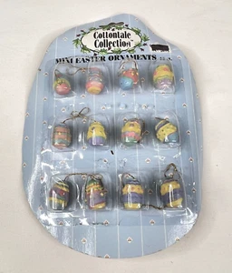 Cottontale Collection Mini Easter Ornaments 12 Pack For Tree NOS Vtg 2001 - Picture 1 of 6