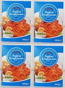 4 x Belbake Natural Breadcrumbs Vegetarian Vegan Oven Bake Grill Fry 400g - Picture 1 of 2