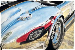 "Tail of Two Snakes" AC Cobra 12"X16" Giclee Print By Richard Lewis - Picture 1 of 1